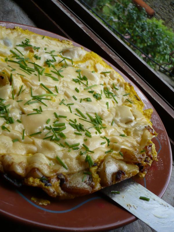 Omelette parmentier au gouda - Le blog de Titanique