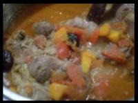 Curry de Porc, Noix de Coco et ses Lgumes