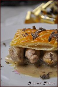 Feuillets de Quenelles et Ris de Veau  la Truffe