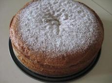 Biscuit Lger  la Compote de Rhubarbe