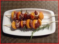 Brochettes de canard au romarin