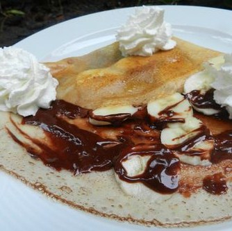 Crpes Bananes, Chocolat et Chantilly