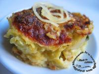 Gratin de Courge Spaghetti aux Poireaux 