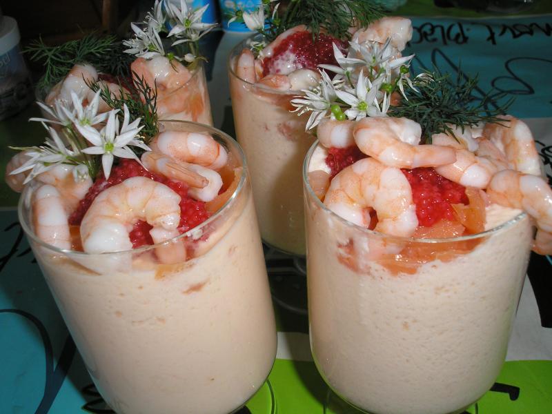 Mousse de Melon aux Oeufs de Lump pour Diabtique