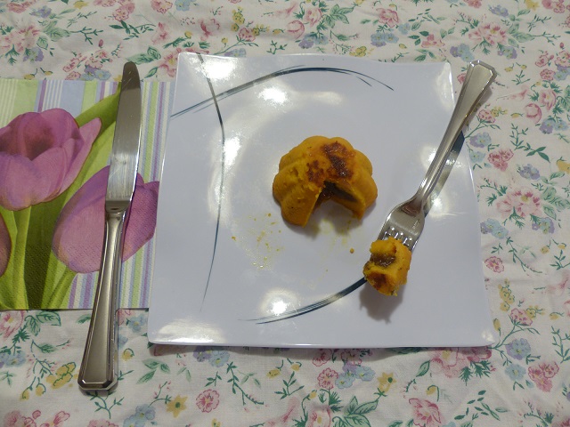 Muffins au potimarron, cur  la crme de marron