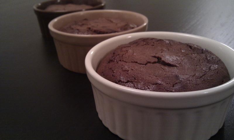 Petits Moelleux au Chocolat Noir