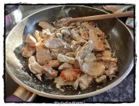 Poulet au Kiri et Champignons