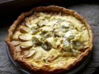 Tarte Moelleuse  la Crme et aux Fruits 